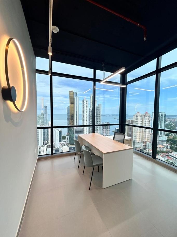 Alquiler de oficina amoblada, tower financial center, calle 50