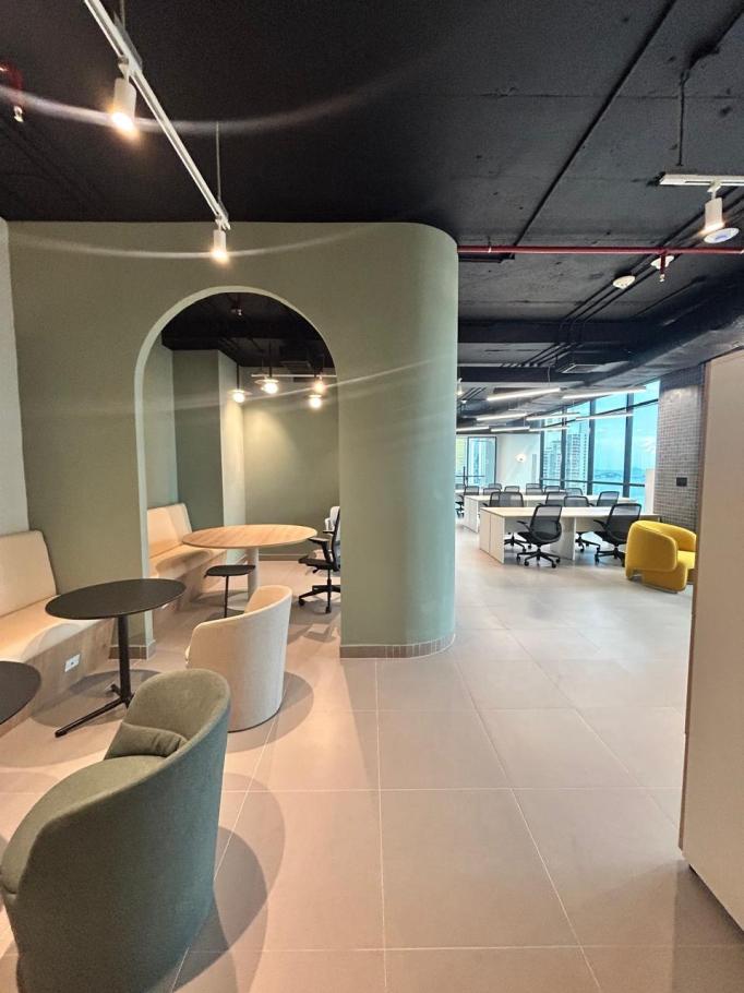 Alquiler de oficina amoblada, tower financial center, calle 50