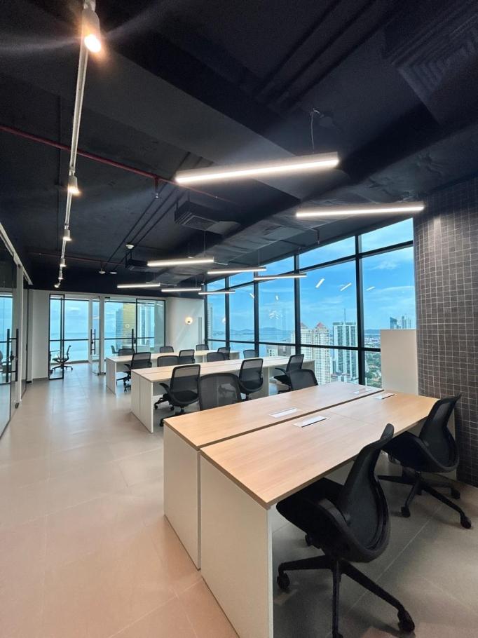 Alquiler de oficina amoblada, tower financial center, calle 50