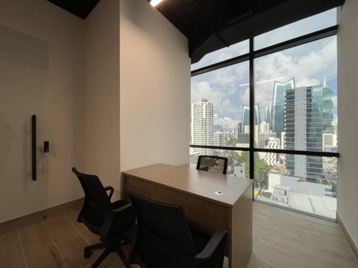 Alquiler de oficina amoblada en tower financial center, calle 50