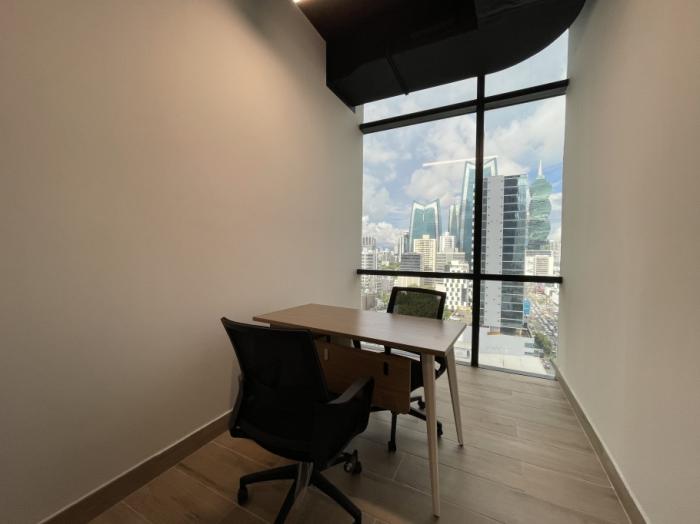 Alquiler de oficina amoblada en tower financial center, calle 50