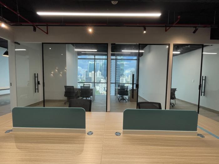 Alquiler de oficina amoblada en tower financial center, calle 50