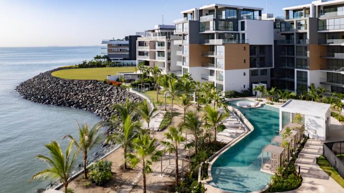 The palms beach resort: su resort privado en ocean reef islands.