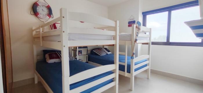 Apartamento de playa en alquiler, casamar san carlos, full amenidades