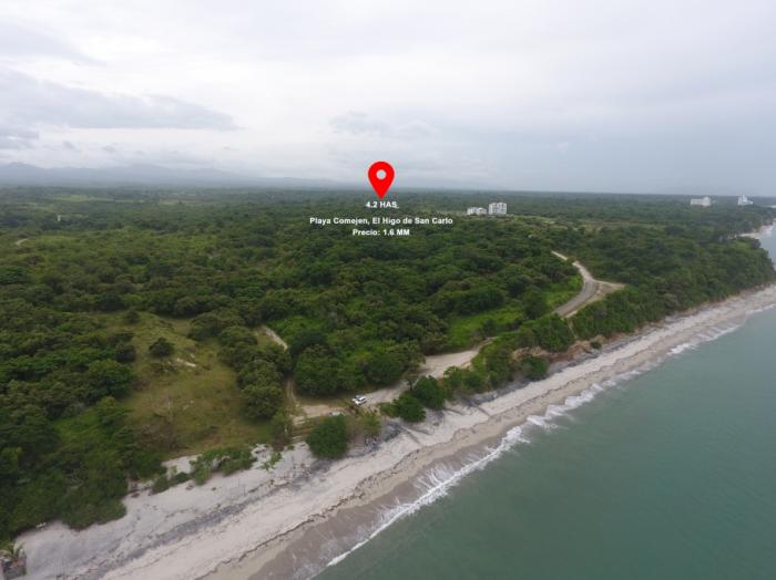 Venta de terreno de playa en el higo de san carlos