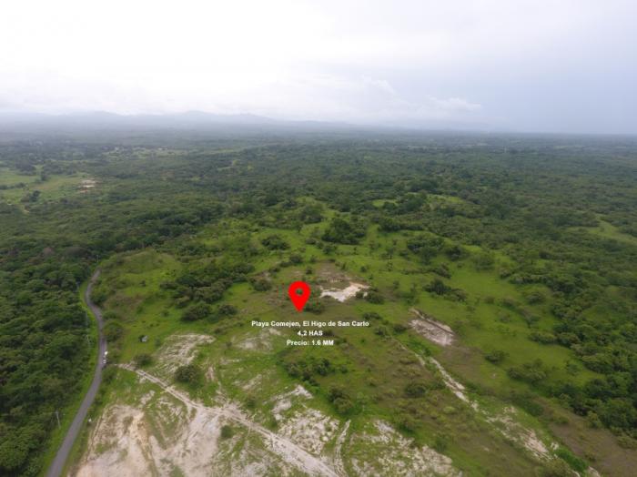 Venta de terreno de playa en el higo de san carlos