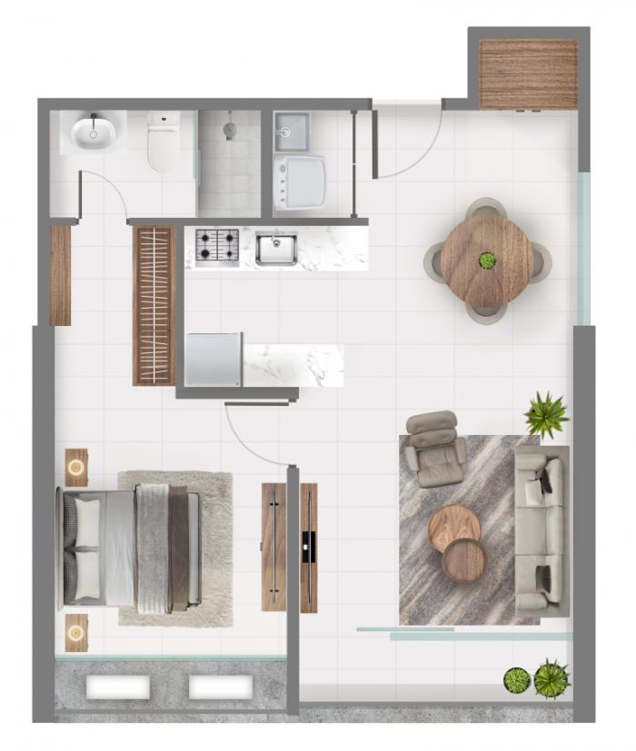 Apartmento for sale in sea side