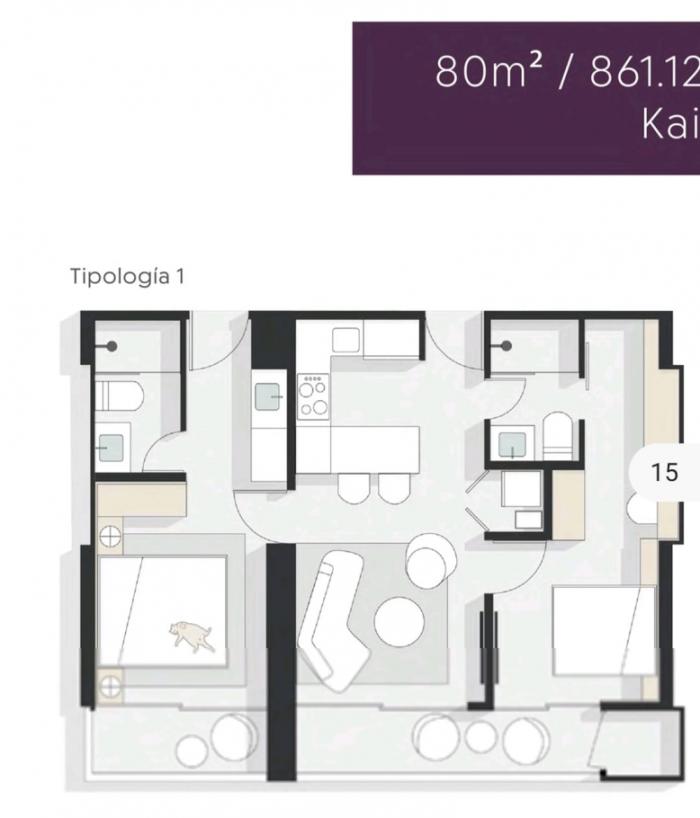 Sale of apartment in punta pacifica