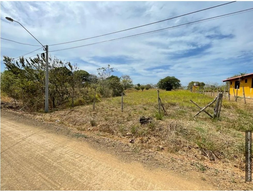 Venta de lote cerca del mar en pedasí, vía playa el toro.