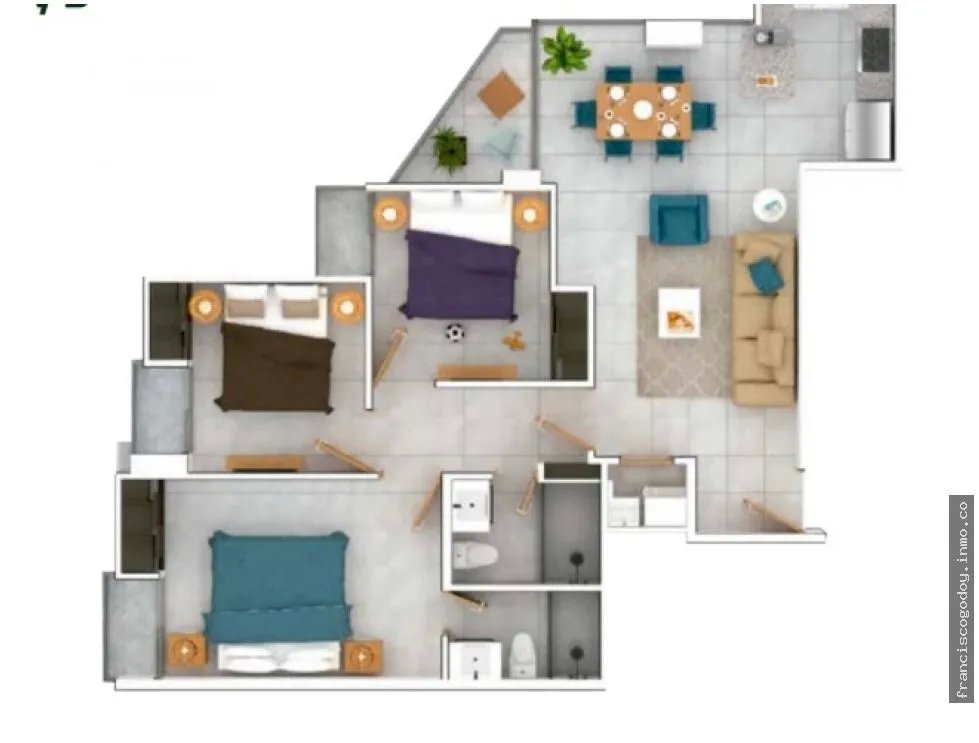 Venta de apartamentos en condado del rey