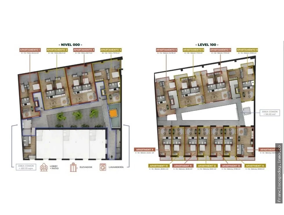 Apartamento en venta en casco viejo