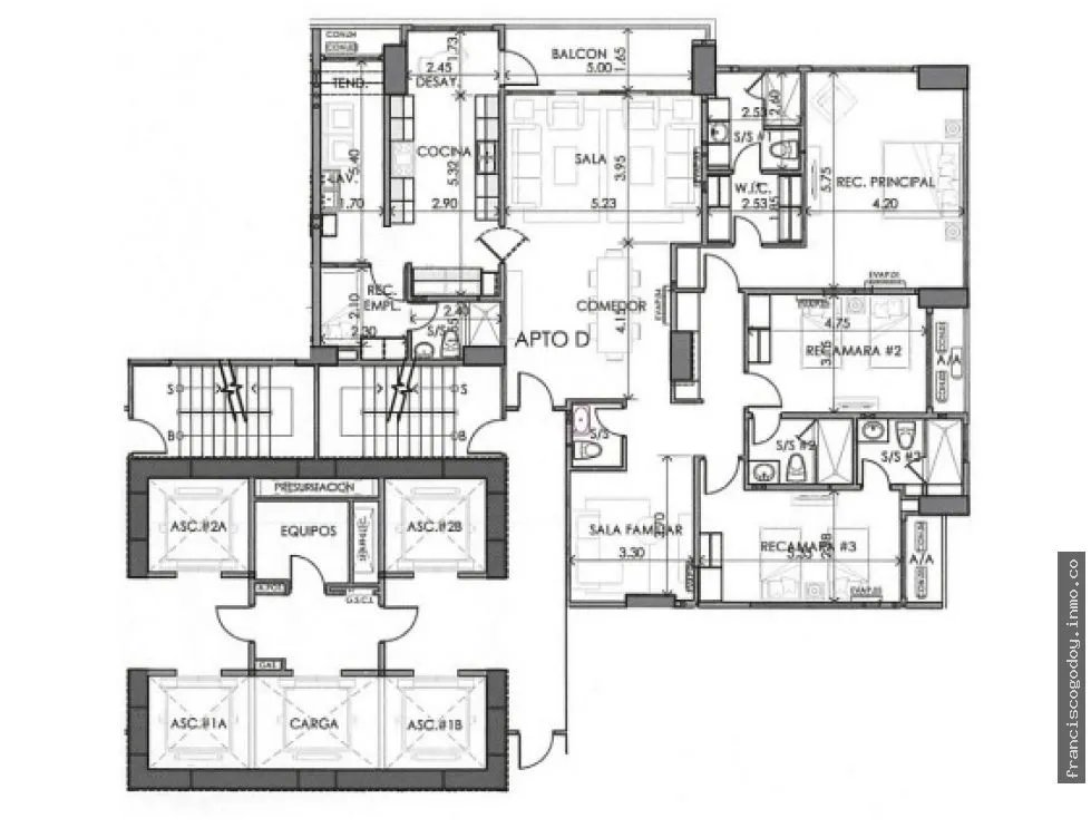 Venta de apartamento en costa del este