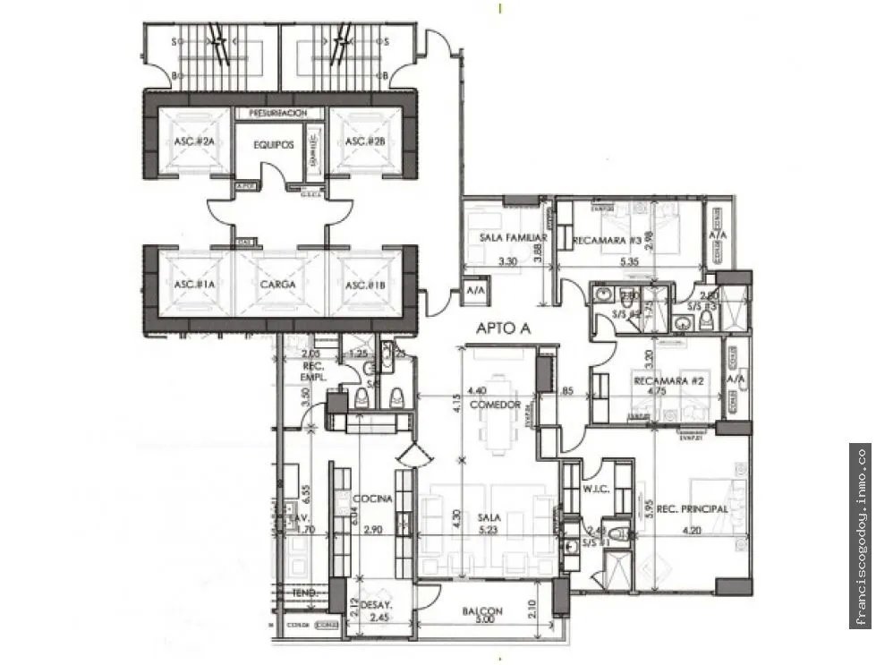 Venta de apartamento en costa del este