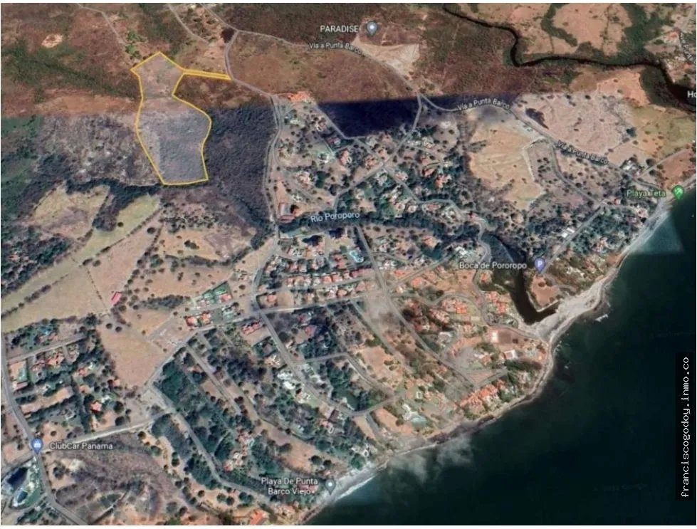 Venta de terreno de playa punta barco, san carlos