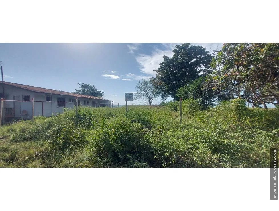 Se venden lotes frente al mar en juan hombron, río hato