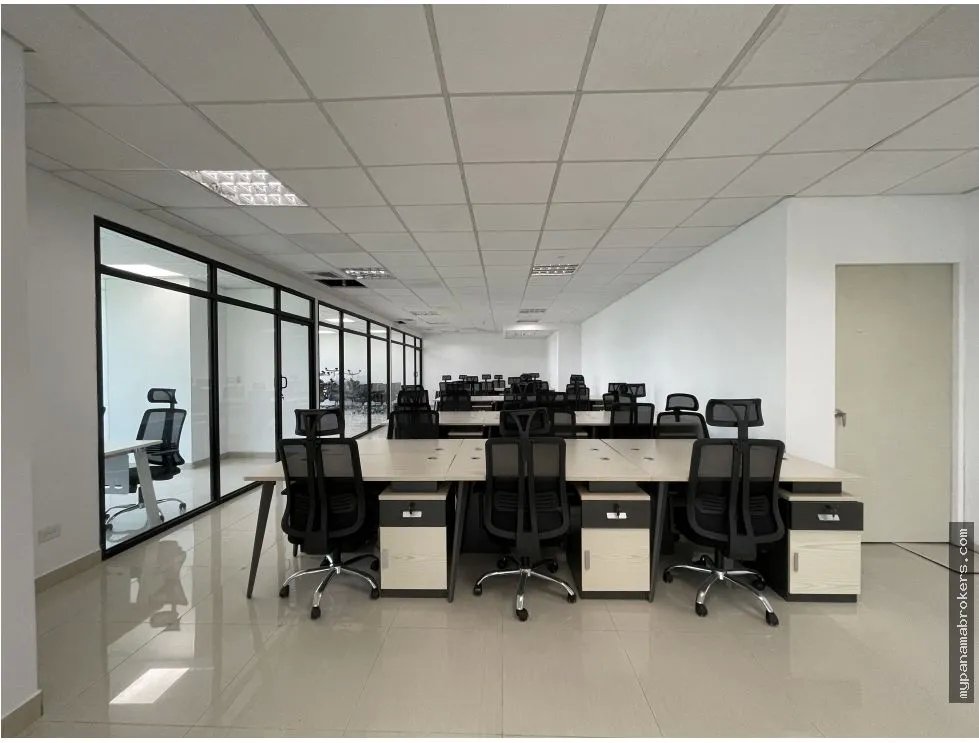 Alquiler de oficinas amobladas en financial park, costa del este
