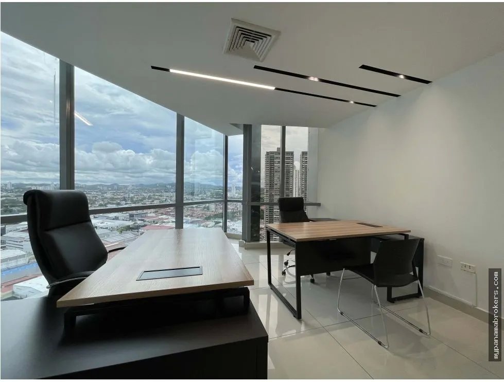 Alquiler de oficinas amobladas en financial park, costa del este