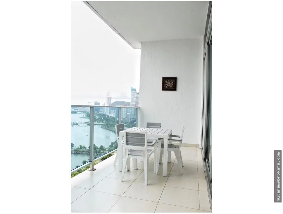 Alquiler de apartamento amoblado en p.h waters on the bay, panamá