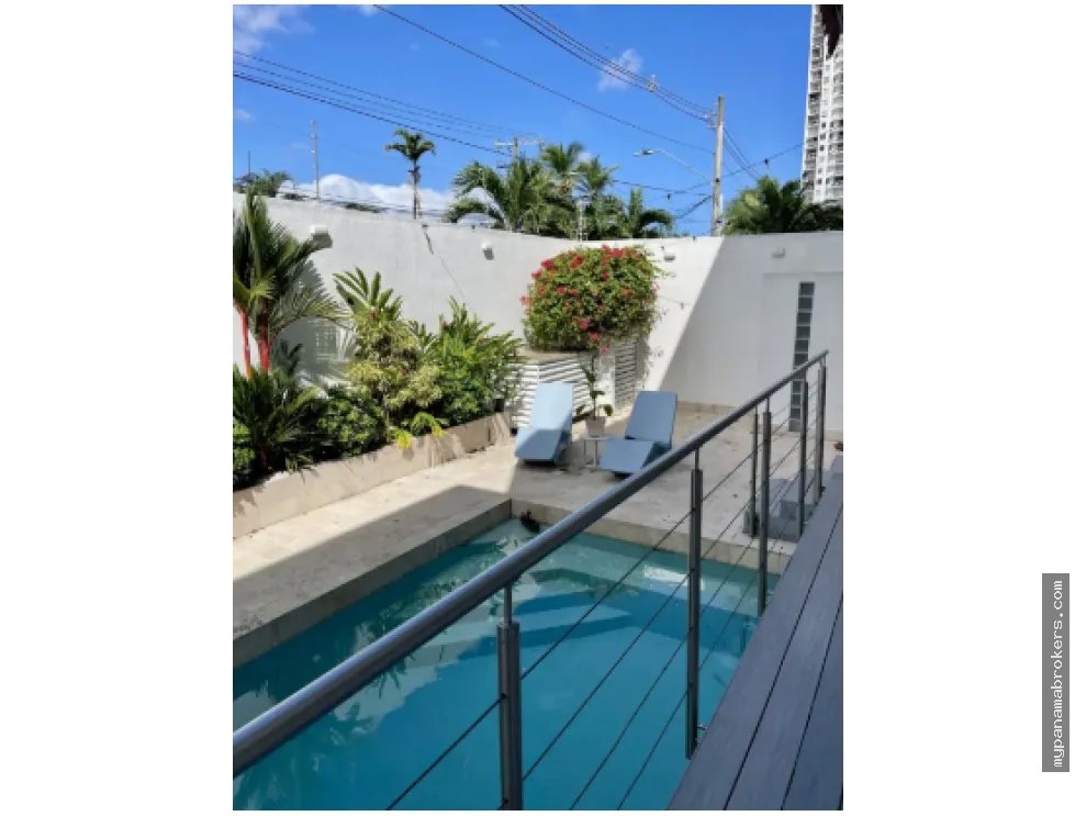 Alquiler de casa amoblado en altos de golf, san francisco, panamá