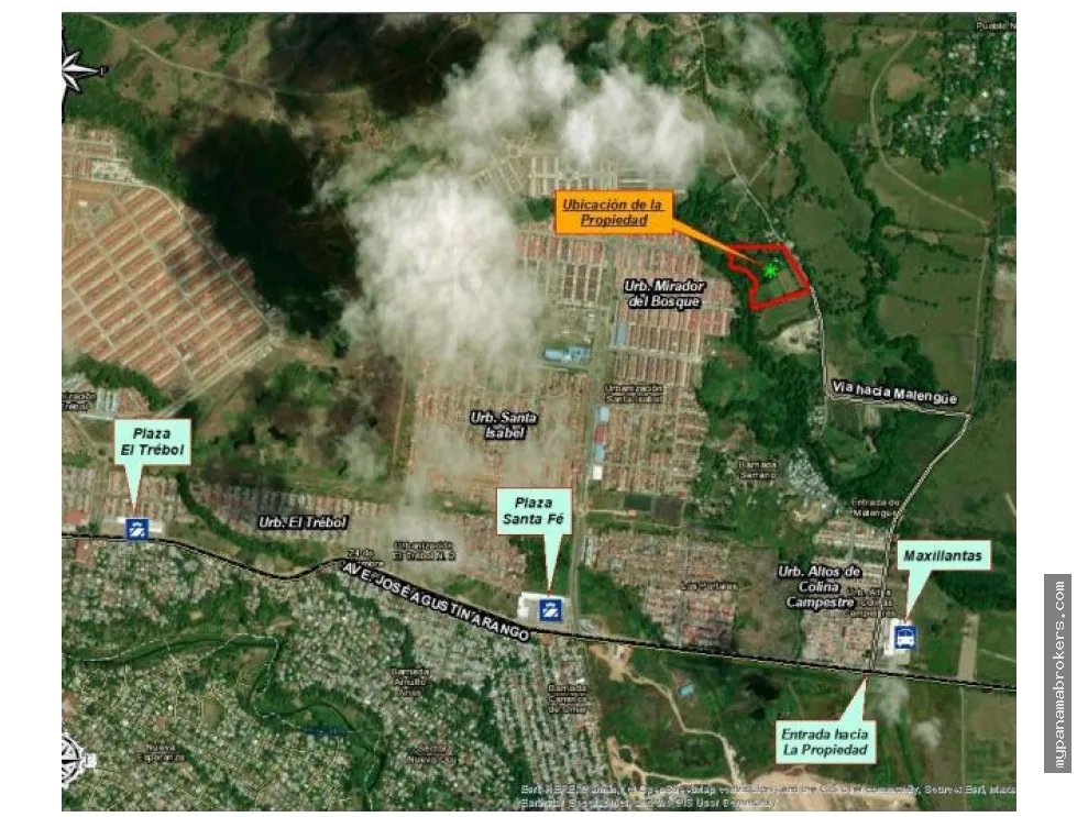Venta de terreno en malengue, pacora, panamá