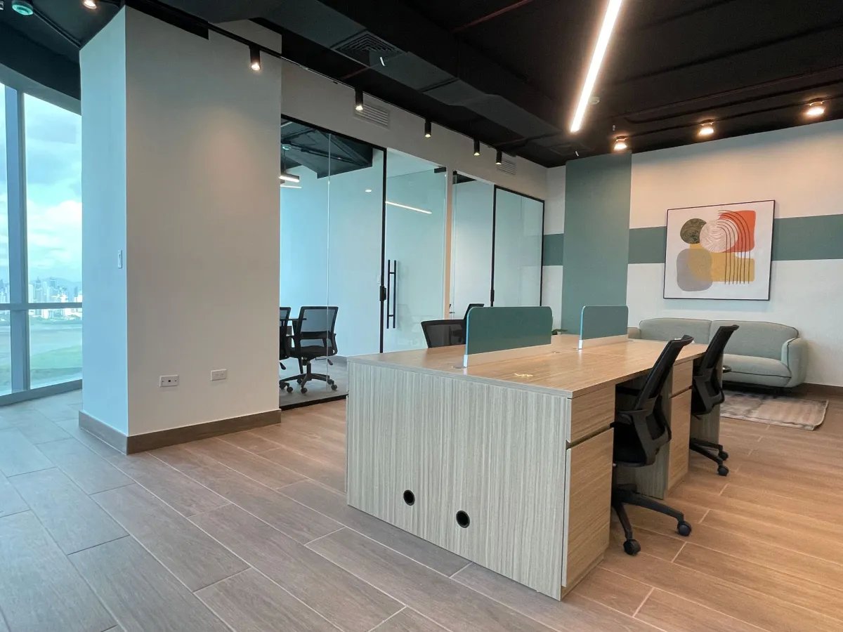 Oficina Amoblada de 138m² en Financial Park, Costa del Este  Corporativa Premium