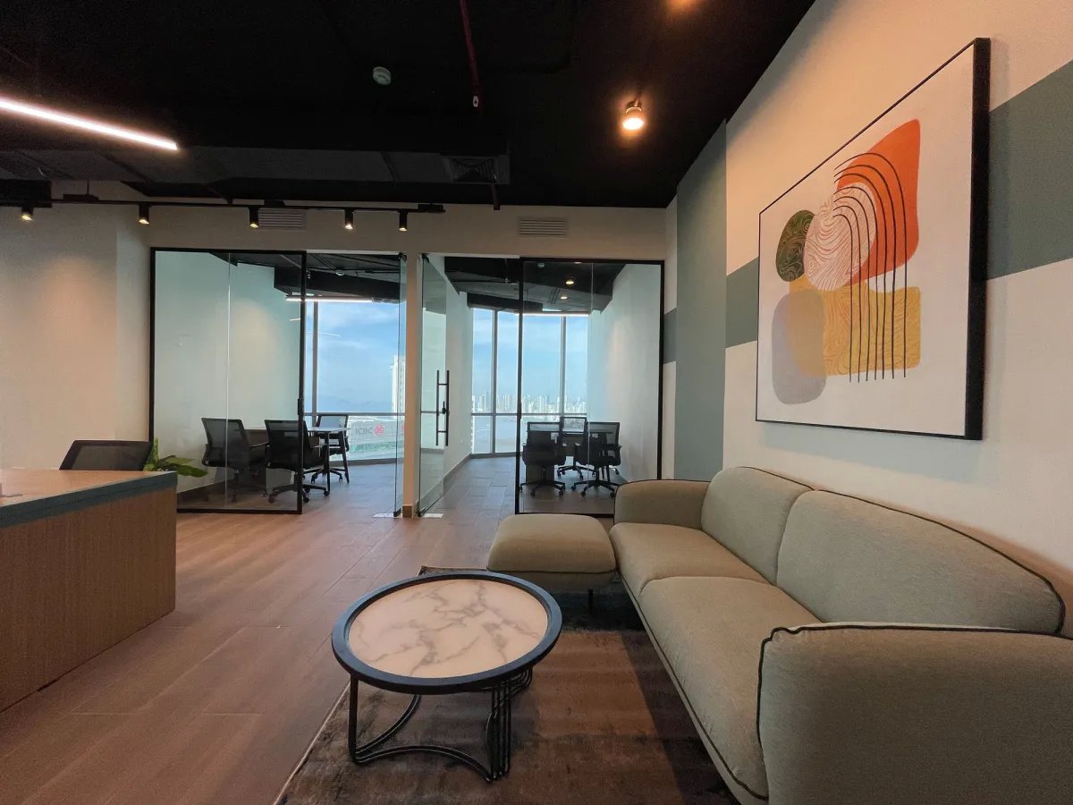 Oficina Amoblada de 138m² en Financial Park, Costa del Este  Corporativa Premium