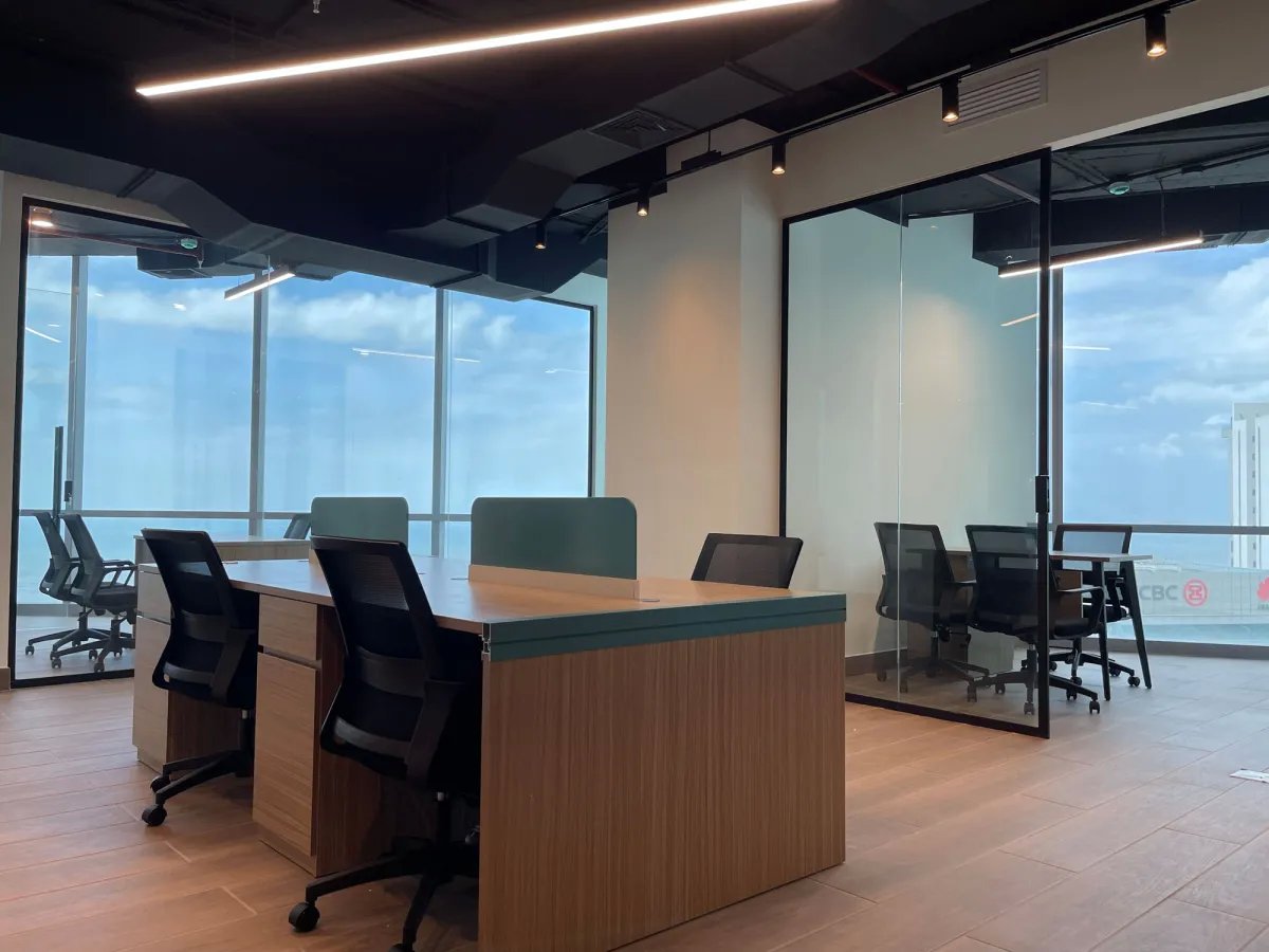 Oficina Amoblada de 138m² en Financial Park, Costa del Este  Corporativa Premium