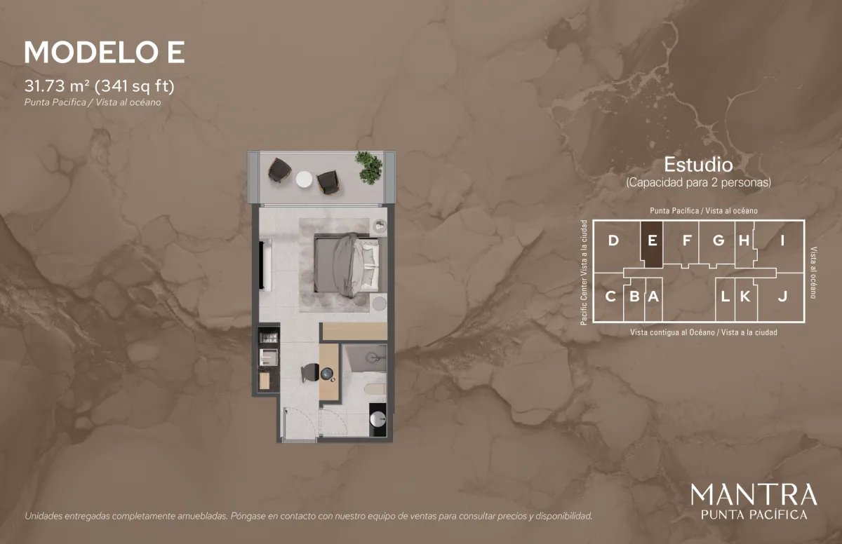 Mantra Punta Pacífica: Exclusivo Studio con Vista al Mar