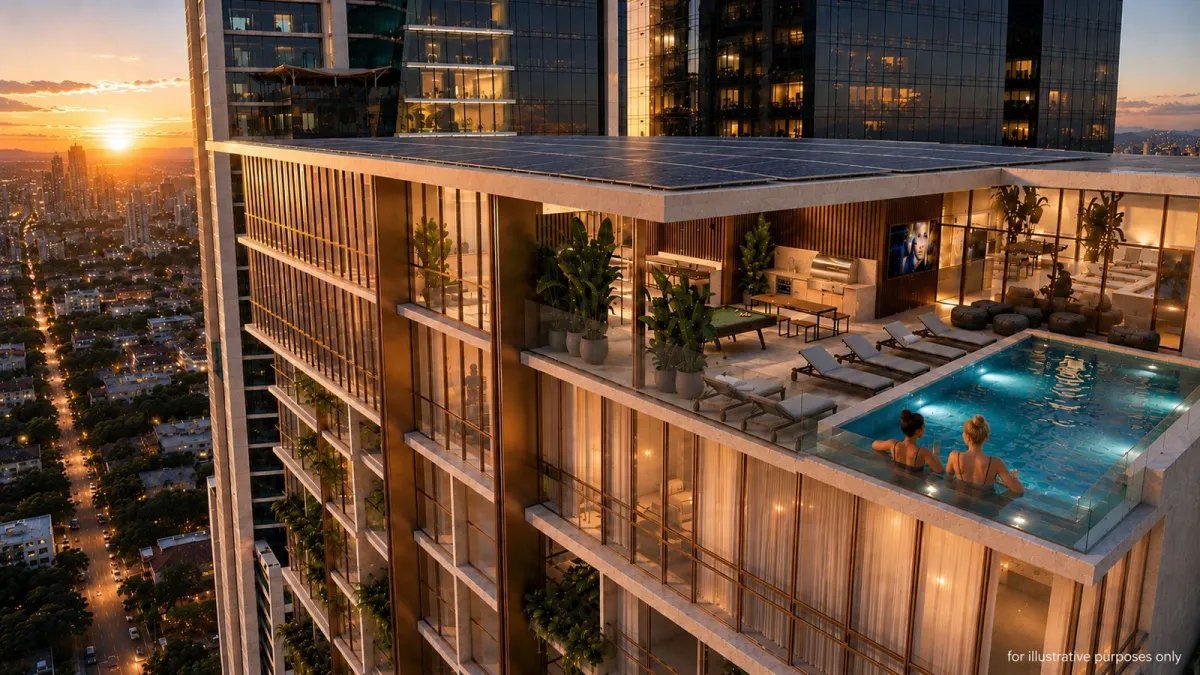 Centro Obarrio,  Apartamento de 3 Habitaciones con Vista Panorámica