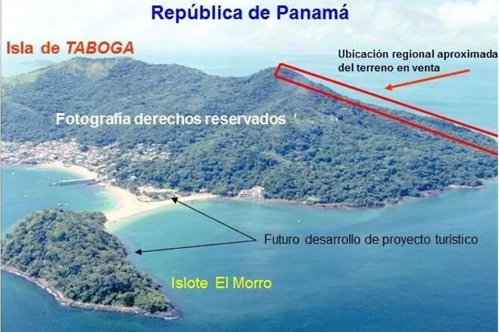 Venta de Terreno en Isla Taboga, Golfo de Panamá