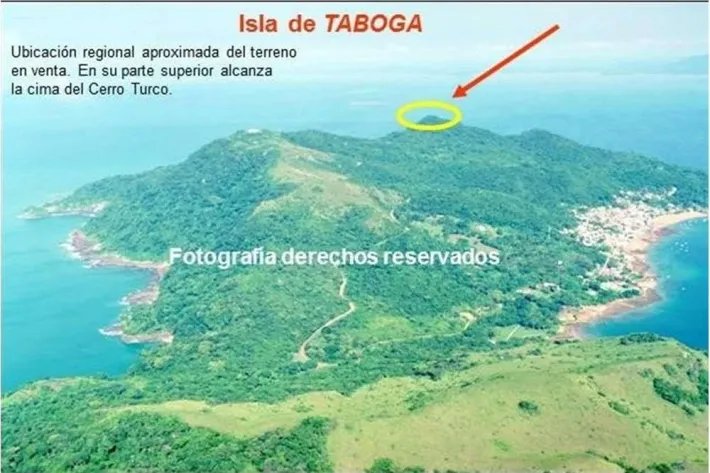 Venta de Terreno en Isla Taboga, Golfo de Panamá