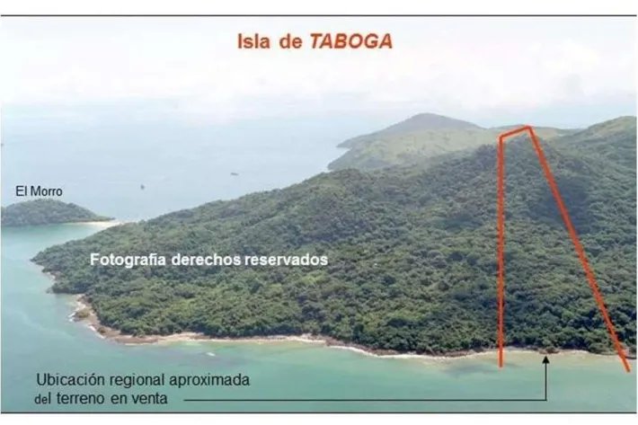 Venta de Terreno en Isla Taboga, Golfo de Panamá