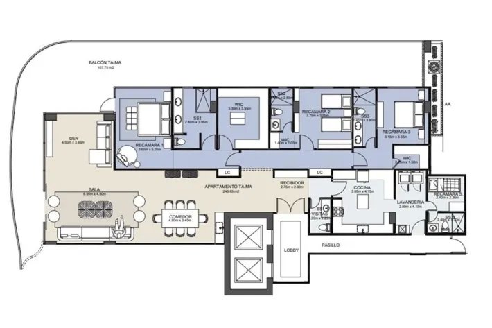Apartamento nuevo en venta en Punta Pacífica, Ciudad de Panamá