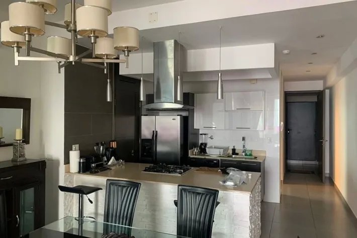 Alquiler de apartamento amoblado en Avenida Balboa, con vista al mar