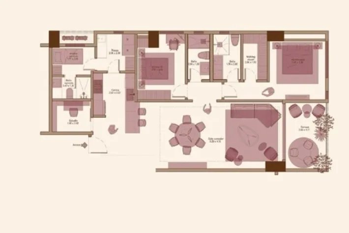 Apartment for sale in Santa María, Panama