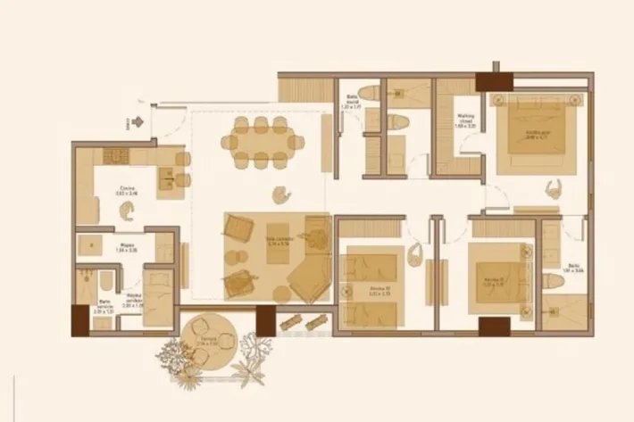 Apartment for sale in Santa María, Panama
