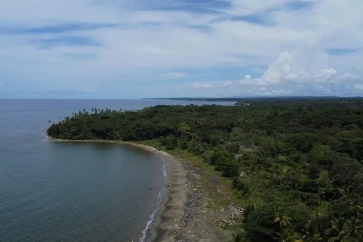 Terreno en venta frente al Mar Caribe en Chagres, Colón