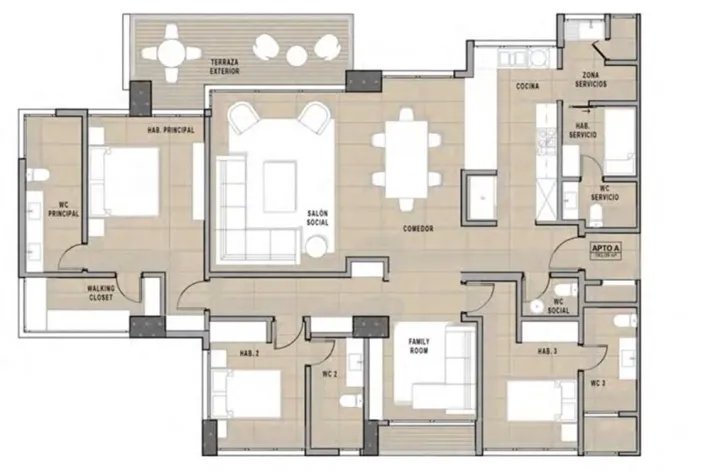 Apartamento en venta en Costa del Este, Panamá