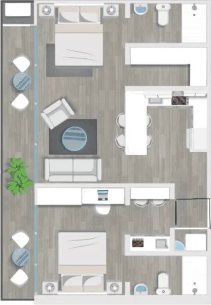 Venta de apartamento en PH Be Living, San Francisco