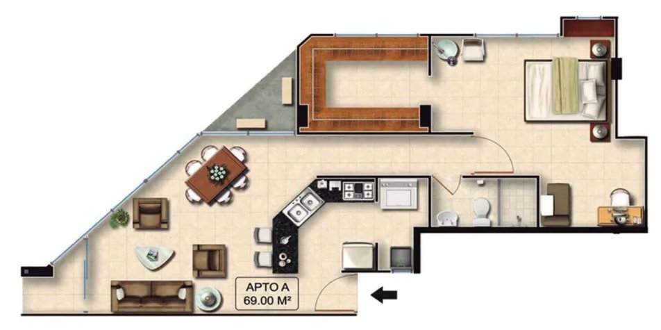 Venta de apartamento en PH Buona Vista, Carrasquilla