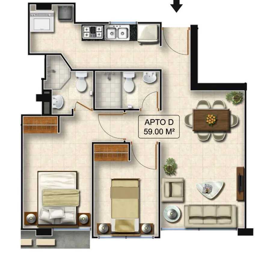 Apartment For Sale in Carrasquilla