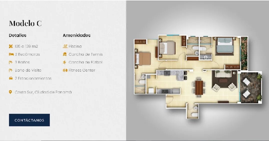 Venta de Apartamento en Costamare,  Costa Sur Panamá