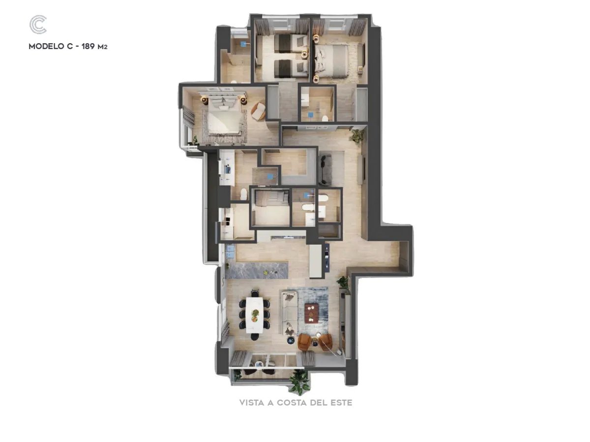 Apartment For Sale in Santa María