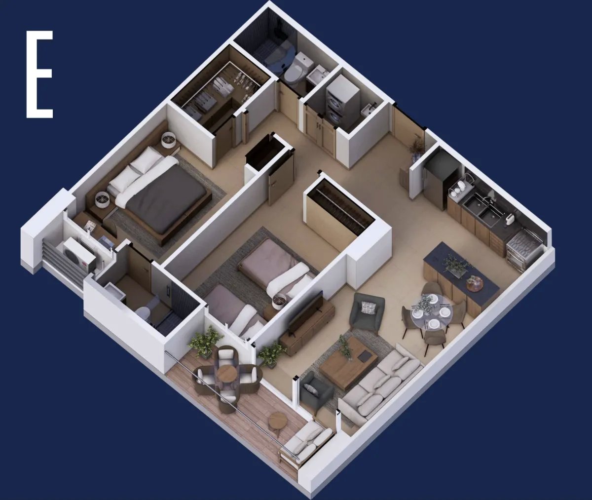 Venta de apartamento en PH ASÍS - modelo E
