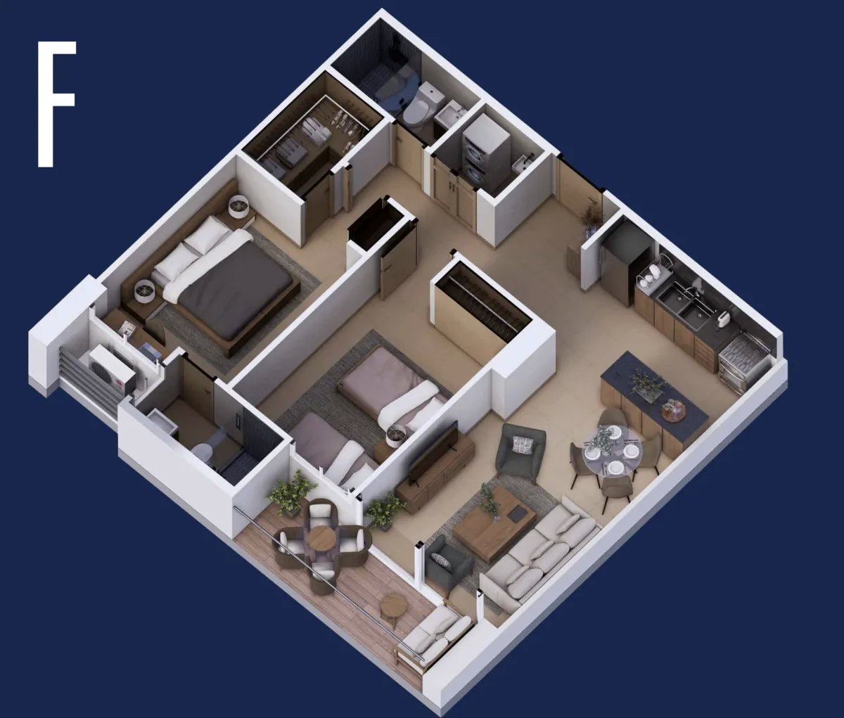 Venta de apartamento en PH ASÍS - modelo F