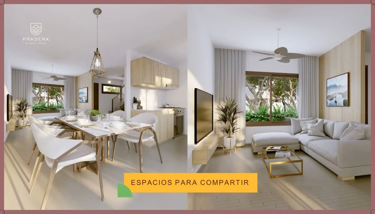 Casas Duplex de 3 recámaras y área social