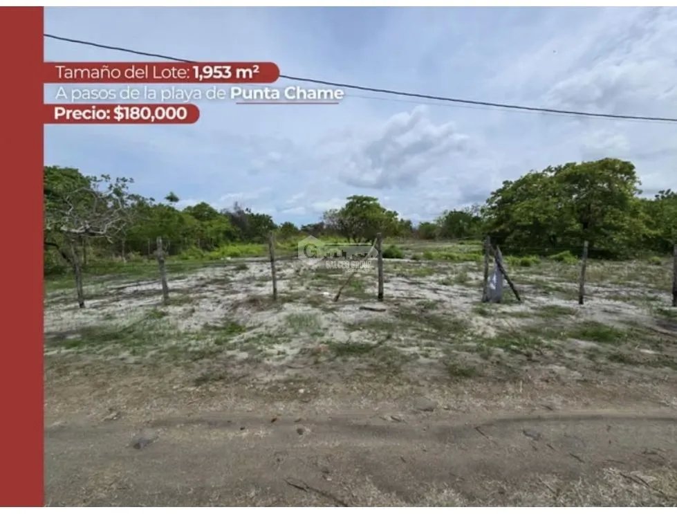 TERRENO / PUNTA CHAME / 1953 M2 / A PASOS DE LA PLAYA