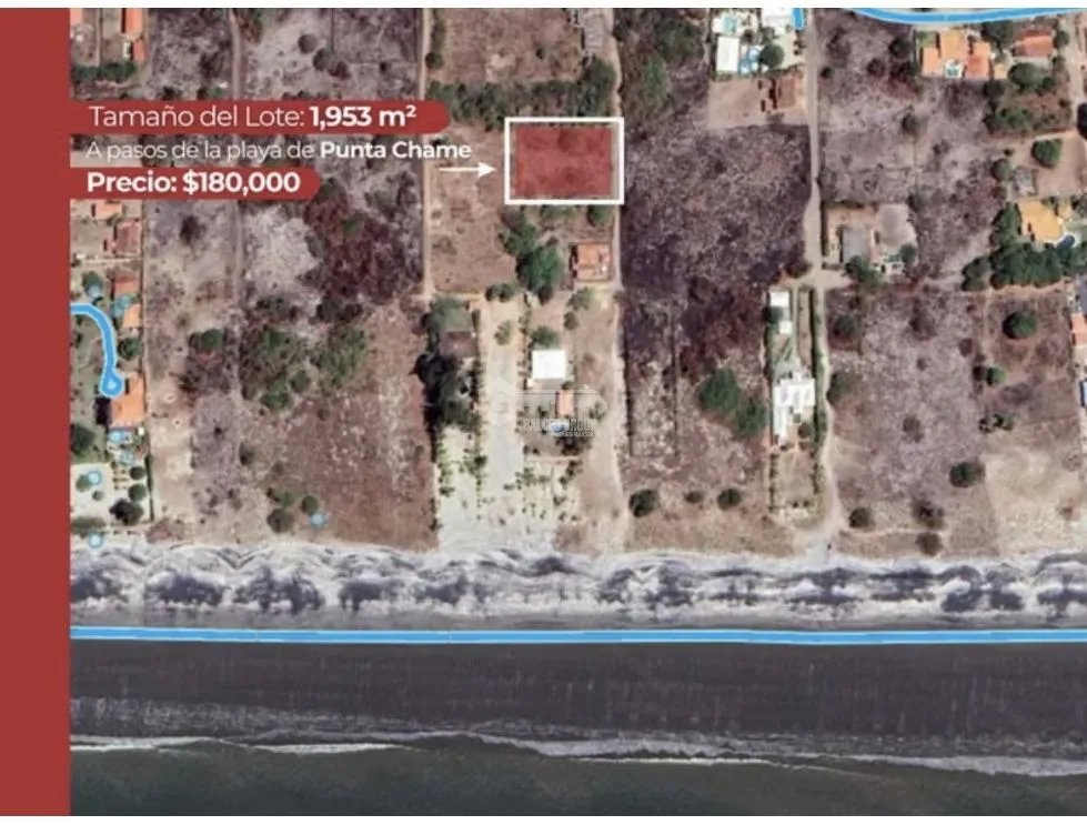 TERRENO / PUNTA CHAME / 1953 M2 / CERCA DE LA PLAYA