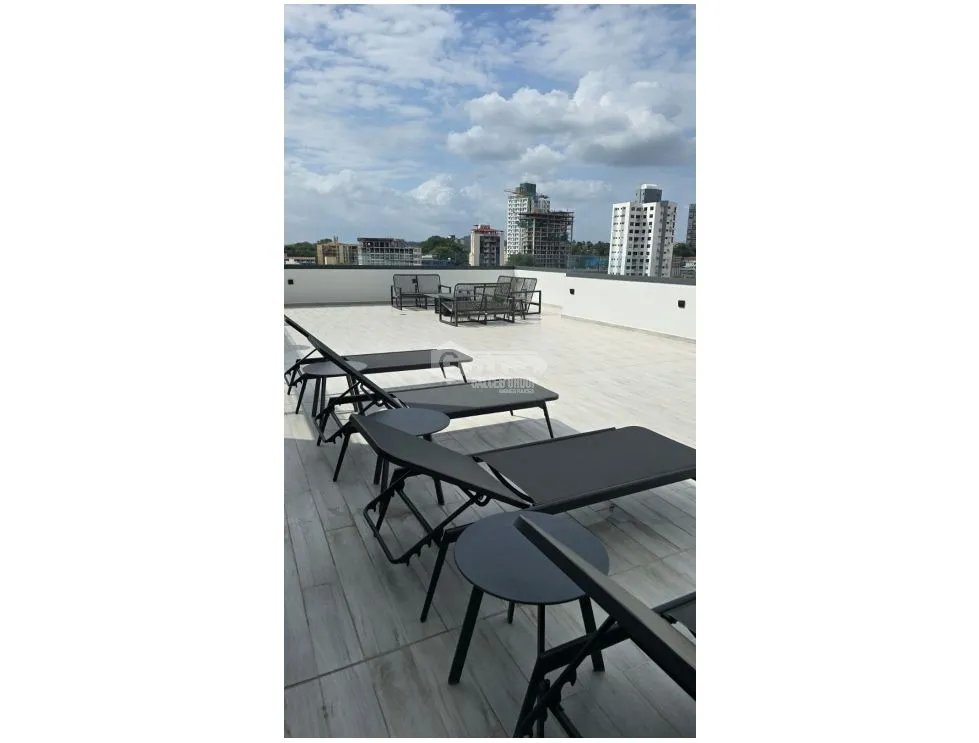 SE ALQUILA MODERNO APARTAMENTO EN BELLA VISTA  45M2 LINEA BLANCA
