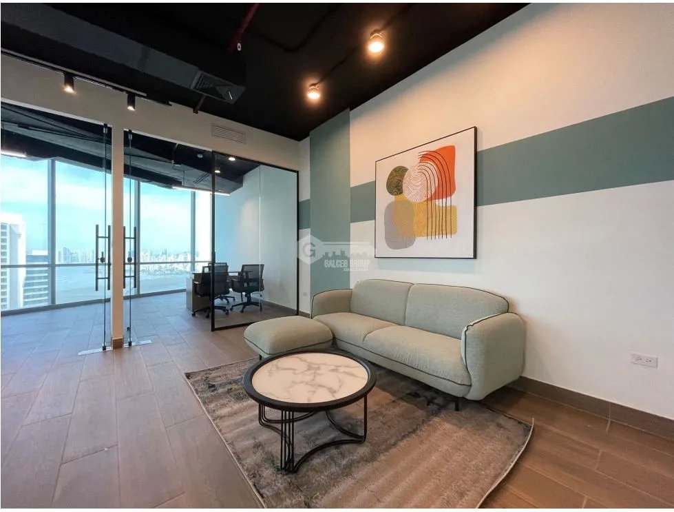 OFICINA / COSTA DEL ESTE / VISTA AL MAR / 2 PARKING / 138M2 / AMOBLADO